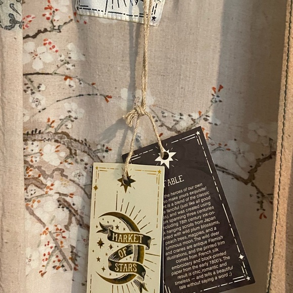 Market Of Stars Fable Bohemian Goddess Midi Kimono Brown - Picture 5 of 8